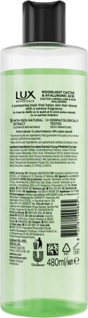 Гель для душу Lux Botanicals Кактус та гіалуронова кислота 480мл (8720181499845) | Фото 2