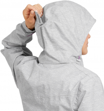 Куртка жіноча для гірського туризму Quechua MH100 8492378 XXS сіра (2556246_Quechua) | Фото 3