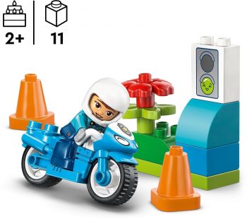 Конструктор LEGO DUPLO Town Синій поліцейський мотоцикл (10471) Купить конструктор Конструктор LEGO DUPLO Town Синій поліцейський мотоцикл (10471) | Фото 3