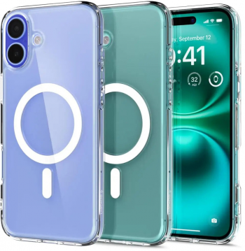 Чохол Spigen для APPLE iPhone 16, Ultra Hybrid MagFit, White (ACS08205) Чохол Spigen для APPLE iPhone 16, Ultra Hybrid MagFit, White (ACS08205) | Фото 16