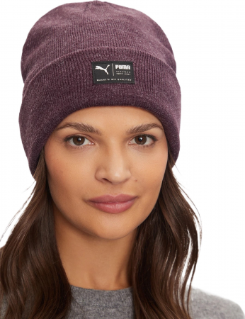 Шапка Puma Archive Heather Beanie 021739-28 Adult фіолетова | Фото 5