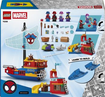 Купить конструктор Конструктор LEGO Spidey Піратський корабель команди Павука (11208) | Фото 2