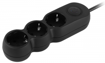 Мережевий подовжувач 2E Plus 3хТип F, 3х1мм, 5м, black (2E-U03VES5MBK) | Фото 5