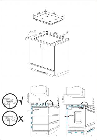 Варильна поверхня керамічна Hansa BHC63366 Варильна поверхня керамічна Hansa BHC63366 | Фото 7