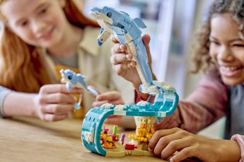 Купить конструктор Конструктор LEGO Creator Морські тварини: гарні дельфіни (31385) | Фото 4