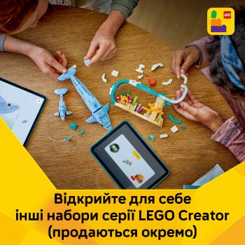 Купить конструктор Конструктор LEGO Creator Морські тварини: гарні дельфіни (31385) | Фото 12