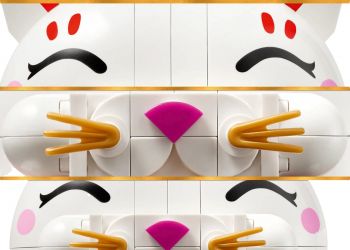 Конструктор LEGO Iconic Кіт удачі (40813) | Фото 3