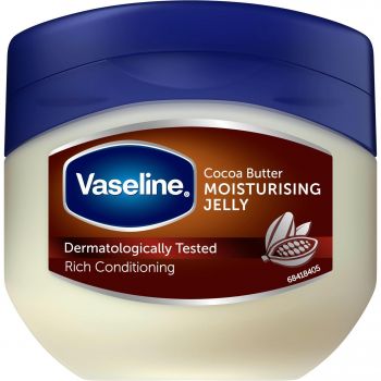 Купить крем для тела Косметичний вазелін для шкіри Vaseline зволожуючий з какао-маслом 100 мл (8710447485323) | Фото 5