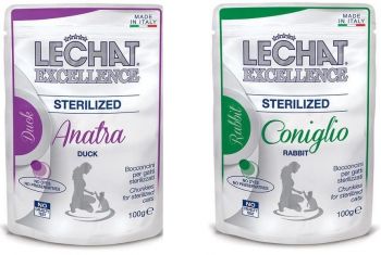 Вологий корм для стерилізованих кішок Monge LeChat Excellence з качкою 100 г (8009470061766) | Фото 3