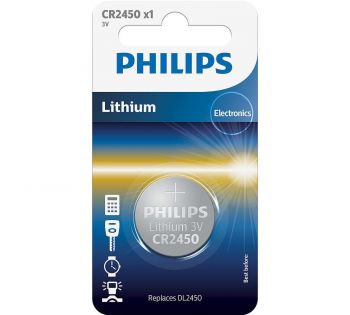 PHILIPS Lithium CR 2450 BLI 1 (CR2450/10B) | Фото 1