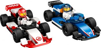 Конструктор LEGO City Автомобілі для перегонів F1 команд Williams Racing та Haas F1® (60464) | Фото 2