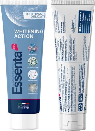 Зубна паста Essenta Pro Whitening Action 75 мл (8031447500060) | Фото 3