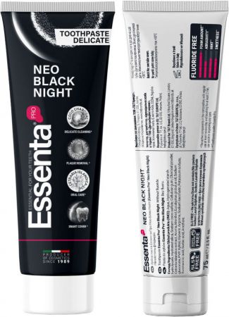 Зубна паста Essenta Pro Neo Black Night 75 мл (8031447500107) | Фото 3