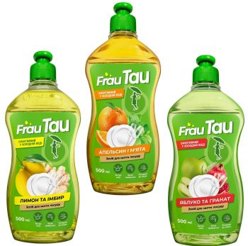 Купить средство для мытья посуды Frau Tau Лимон та імбир 500 мл (4820263230381) | Фото 3