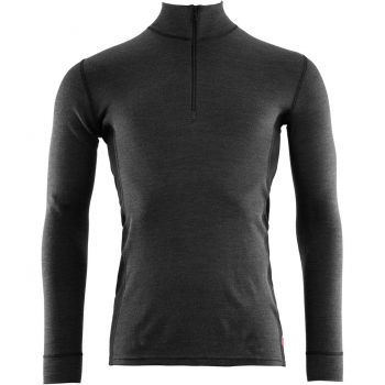 Термокофта чоловіча ACLIMA WarmWool 200 Mock Neck Men Marengo/Jet Black XXL (107447) | Фото 1