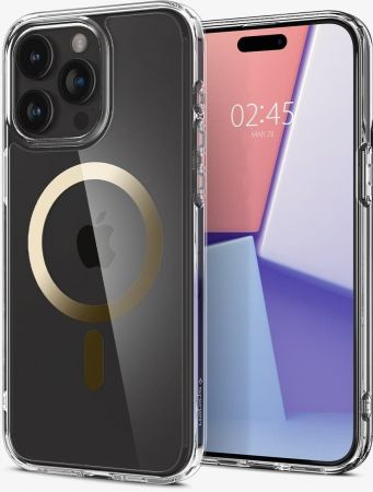 Чохол Spigen для APPLE iPhone 15 Pro Ultra Hybrid MagFit, Gold (ACS06718) Чохол Spigen для APPLE iPhone 15 Pro Ultra Hybrid MagFit, Gold (ACS06718) | Фото 5