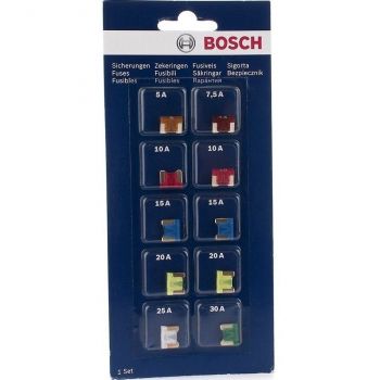 Запобіжники Bosch Fl 5A 7.5A, 10A, 15A, 20A, 25A, 30A (10шт) (BO_1987529078) | Фото 1