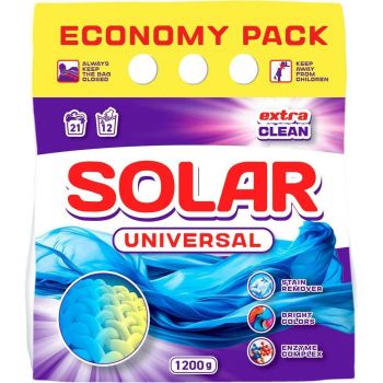 Пральний порошок Solar Universal для ручного та автоматичного прання 1.2 кг (4820269930285) Купить стиральное средство Пральний порошок Solar Universal для ручного та автоматичного прання 1.2 кг (4820269930285) | Фото 1