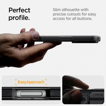 Чохол Spigen для APPLE iPhone 16 Pro Max, Ultra Hybrid MagFit, Zero One (ACS08004) Чохол Spigen для APPLE iPhone 16 Pro Max, Ultra Hybrid MagFit, Zero One (ACS08004) | Фото 3