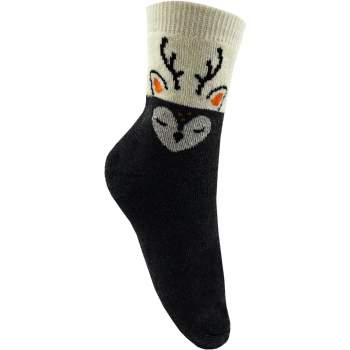 Шкарпетки дитячі махрові Premier Socks 18-20 1 пара темно-сірі (4820203349685) | Фото 1