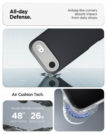 Чохол Spigen для APPLE iPhone  Air, Nano Pop MagFit, Black Sesame (ACS10301) | Фото 2