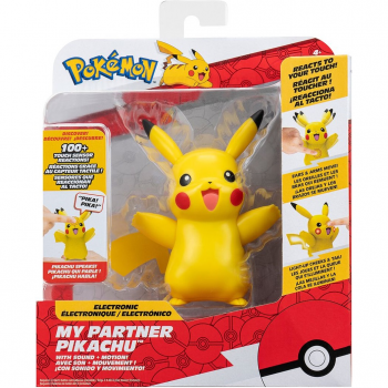 Купить интерактивную игрушку Інтерактивна іграшка Pokemon – Мій Друг Пікачу (Світло, Звук, 11 см.) (PKW3901) | Фото 1