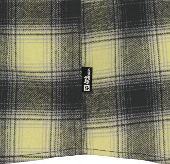 Сорочка чоловіча Jack Wolfskin Baja Flannel Shirt M A65028_T0326 S жовта/чорна (4064886563819) Сорочка чоловіча Jack Wolfskin Baja Flannel Shirt M A65028_T0326 S жовта/чорна (4064886563819) | Фото 1