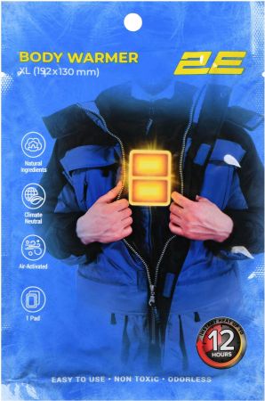Сольова термохімічна грілка для тіла 2E розмір XL (192x130мм), клейка, до 12 годин - 20 шт Сольова термохімічна грілка для тіла 2E розмір XL (192x130мм), клейка, до 12 годин - 20 шт | Фото 3