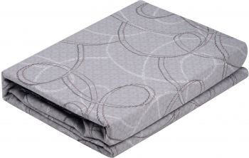 Набір постільної білизни 2,0сп ARDESTO Gloria, 200х220см, сатин, геометрія, сіро-синій (ART2022PB) | Фото 4