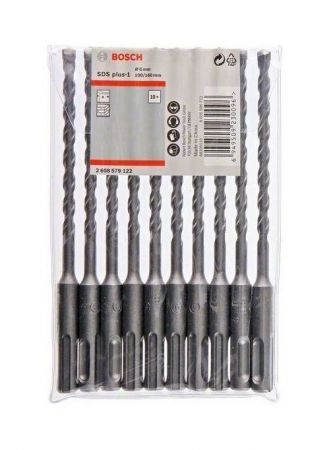 BOSCH SDS plus-1 6x100x160мм по бетону, 10шт (2608579122) | Фото 1
