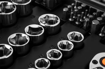 Набір торцевих головок NEO Tools, 73шт, 1/2
