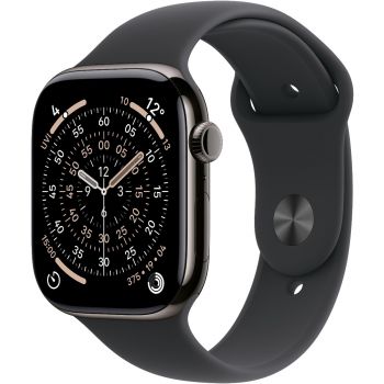 Смартгодинник APPLE Watch Series 11 GPS + Cellular 46mm Slate Titanium Case with Black Sport Band - M/L (MFD24RK/A) Смартгодинник APPLE Watch Series 11 GPS + Cellular 46mm Slate Titanium Case with Black Sport Band - M/L (MFD24RK/A) | Фото 3