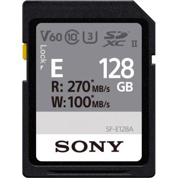 Карта пам'яті SONY SDXC  128GB C10 UHS-II U3 V60 R270/W100MB/s Entry (SFE128A.ET4) | Фото 1
