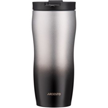 Термочашка ARDESTO Metallic 450 мл, чорна, нержавіюча сталь (AR2645BM) | Фото 1