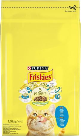 Purina Friskies з лососем та овочами 1.5 кг (7613033923562) | Фото 6