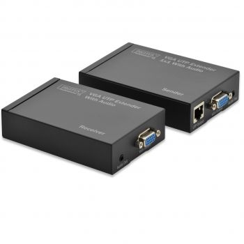 Подовжувач DIGITUS VGA Full HD over UTP set, 300 m (DS-53400) | Фото 1