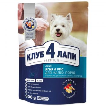 Сухий корм для собак малих порід Club 4 Paws Premium ягня з рисом 900г (B4520911) Сухий корм для собак малих порід Club 4 Paws Premium ягня з рисом 900г (B4520911) | Фото 1