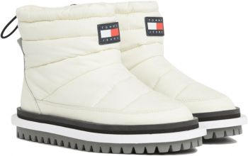 Чоботи жіночі Tommy Jeans Tjw Padded Flat Boot EN0EN02292-YA6 37 білі (8720644841235) | Фото 4