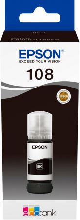Контейнер з чорнилом EPSON 108 EcoTank L8050/L18050 black (C13T09C14A) Купить расходный материал для принтеров Контейнер з чорнилом EPSON 108 EcoTank L8050/L18050 black (C13T09C14A) | Фото 2