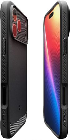 Чохол Spigen для APPLE iPhone 17 Pro Rugged Armor MagFit Matte Black (ACS10329) | Фото 4