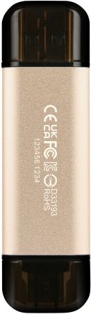 Transcend JetFlash USB 3.2+Type-C 930 Black R420/W400MB/s 256GB (TS256GJF930C) Transcend JetFlash USB 3.2+Type-C 930 Black R420/W400MB/s 256GB (TS256GJF930C) | Фото 3