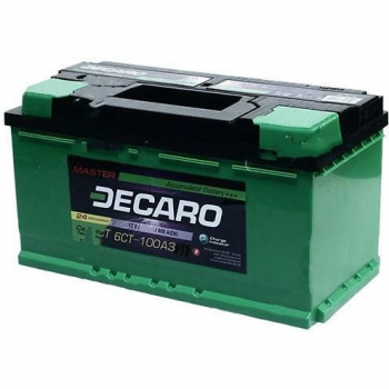 Акумулятор 100Ah-12v DECARO MASTER (353х175х190), R, EN840 (52371143793) | Фото 1