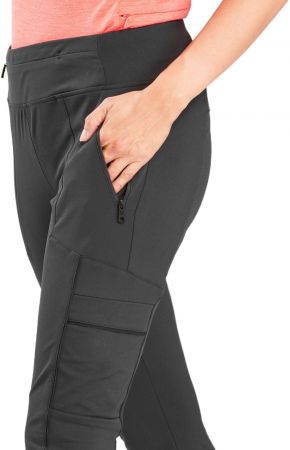 Легінси жіночі для трекінга Forclaz Travel 500 надміцні 8642109 L чорні | Фото 12