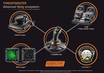 Джойстик THRUSTMASTER T-16000m fcs Flight Pack PC (2960782) | Фото 5