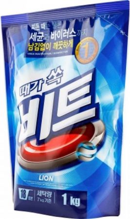 Порошок для прання Lion Beat концентрат 1кг (8806325620723) | Фото 2