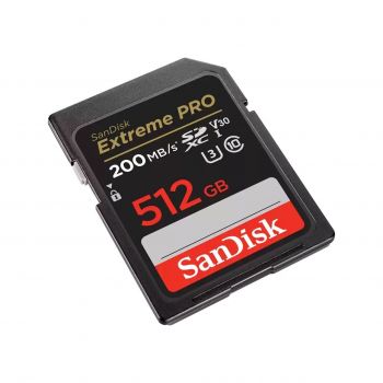 Карта пам`яті SanDisk SD 512GB C10 UHS-I U3 R200/W140MB/s Extreme Pro V30 (SDSDXXD-512G-GN4IN) Карта пам`яті SanDisk SD 512GB C10 UHS-I U3 R200/W140MB/s Extreme Pro V30 (SDSDXXD-512G-GN4IN) | Фото 3
