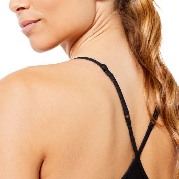 Спортивний топ жіночий Domyos 120 8852766 XS чорний (5074494_Domyos) | Фото 3