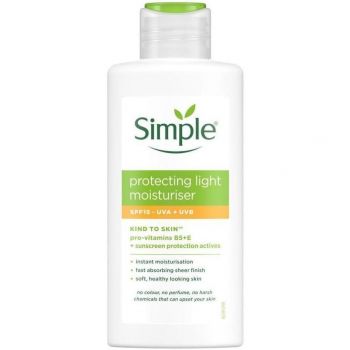 Крем захисний для обличчя Simple Kind To Skin Protecting Light Moisturizer SPF15 125 мл Крем захисний для обличчя Simple Kind To Skin Protecting Light Moisturizer SPF15 125 мл | Фото 1