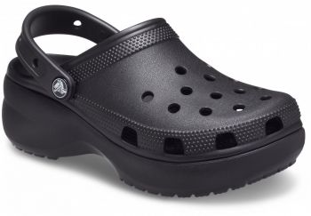 Крокси жіночі Crocs Classic Platform Clog 206750-001 38-39 (W8) чорні (191448678392) | Фото 2