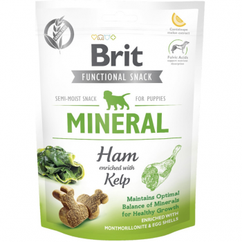 Ласощі для цуценят Brit Care Functional Snack Mineral з шинкою 150г (8595602539994) | Фото 1